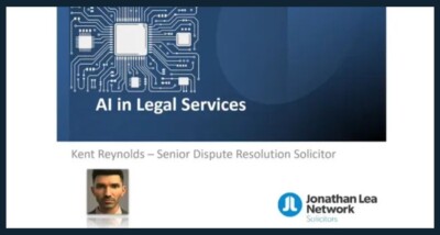 AI in Legal Services - westminster employment forum, kent reynolds