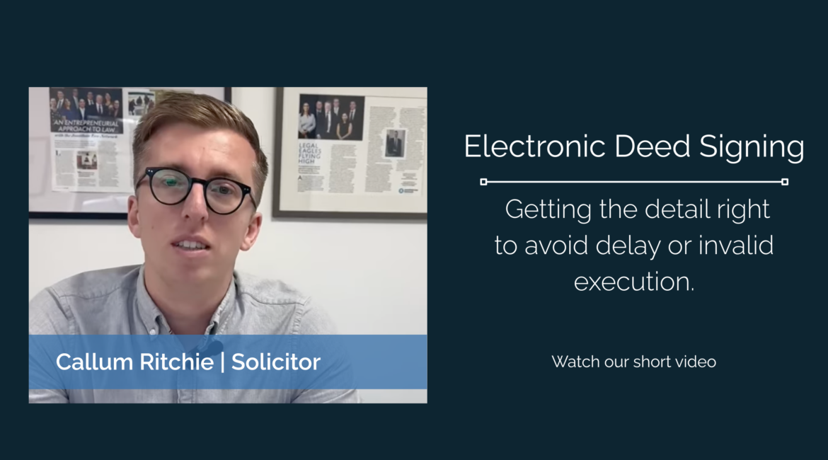 Electronic deed signing tips