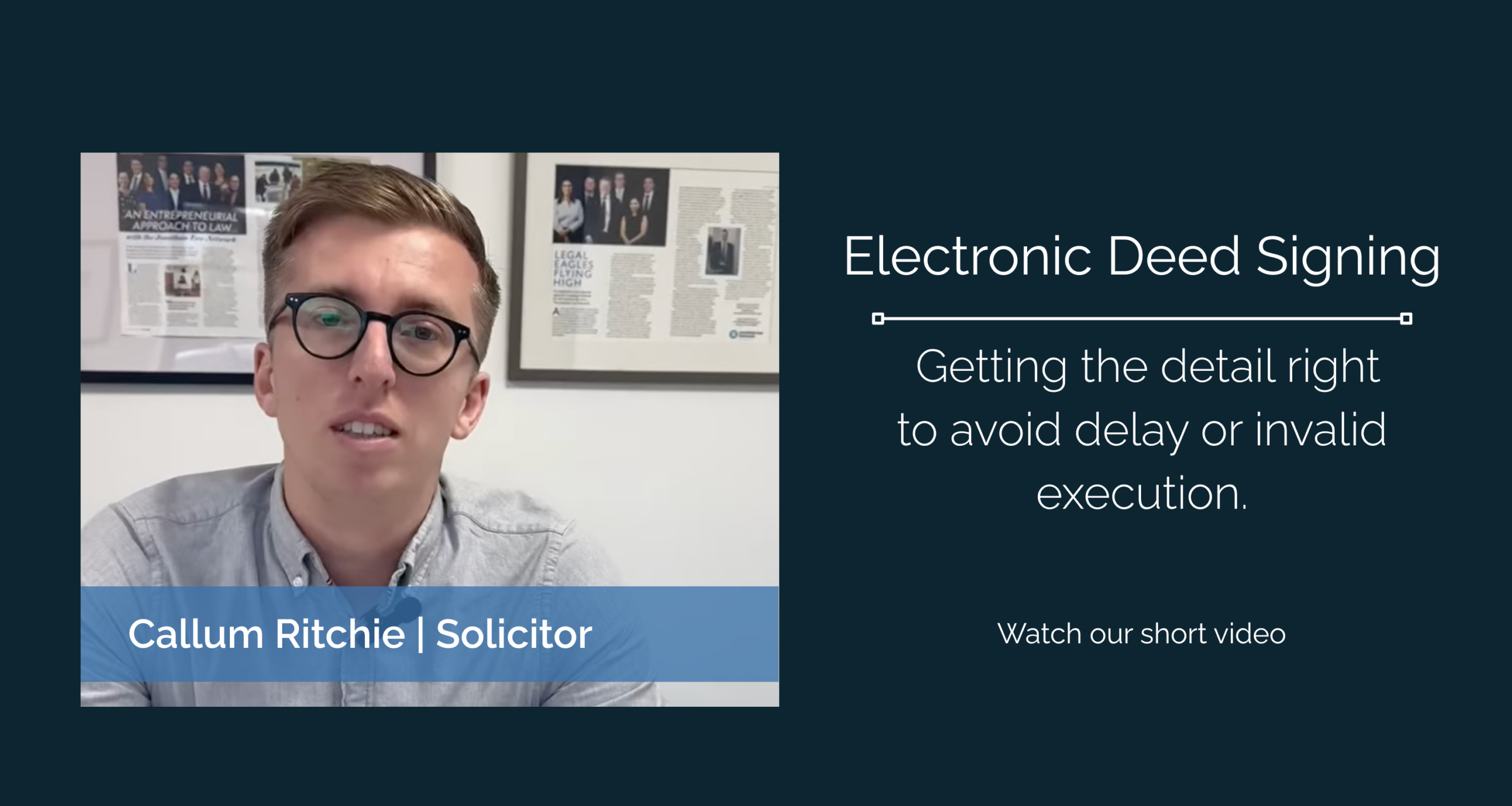 Electronic Deed Signing - Jonathan Lea Network