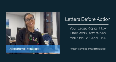 Letters before action