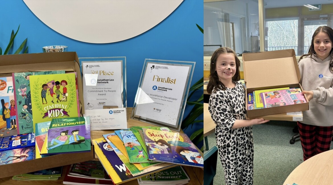 Curated collection of children's books on wellbeing and diversity donated.